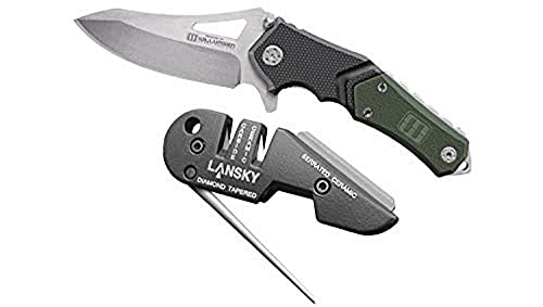 Blue Ridge Knives Lansky Responder Combo Pack Black, One Size