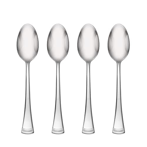 Lenox Portola Teaspoons, Set of 4, 0.35, Metallic