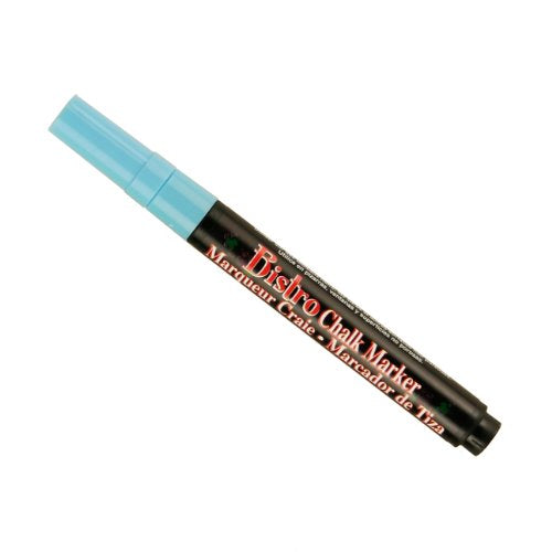 Uchida of America 482-C-F10 Bistro Chalk Markers with Extra Fine Tip, Fluorescent Light Blue