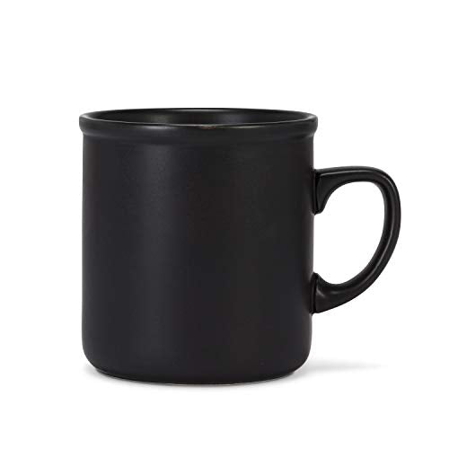 Abbott Collection  27 Classic Matte Mug-Blk-3.5" H(12oz), 3.5 inches H, Black