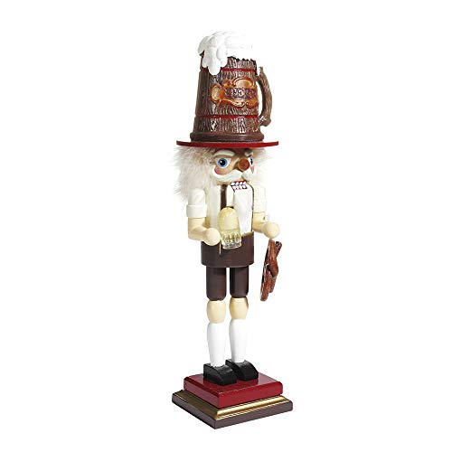 Kurt Adler 15-inch Hollywood Beer and Pretzel Nutcracker