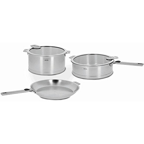 Cristel Strate 7-Piece Stainless Steel Cookware Set