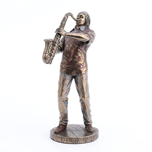 Unicorn Studio Veronese Jazz Band Casual Saxophonist Sax Player Statue