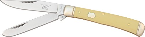Blue Ridge Knives Rough Ryder Trapper Yellow Synthetic