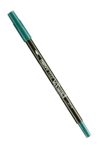 Uchida Marvy Extra Fine Tip Le Plume II Double Ender Marker Pen Art Supplies, Teal