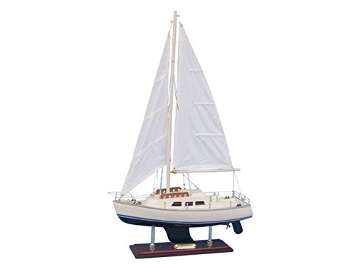 Hampton Iron Wooden Catalina Yacht Model, 24"