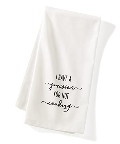 Giftcraft 094793 White Tea Towel with Sentiment, 28-inch Length, Cotton
