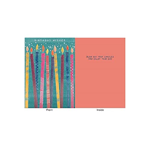Design Design Tall Candles Wishes Birthday Card - General