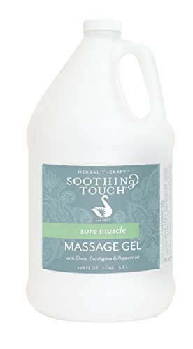Soothing Touch Sore Muscle Massage Gel, Clove/Eucalyptus/Peppermint, 128 Ounce