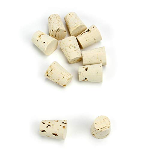 Hygloss Products Cork 10 Stoppers, 1 1/4"x1"x3/4", L (