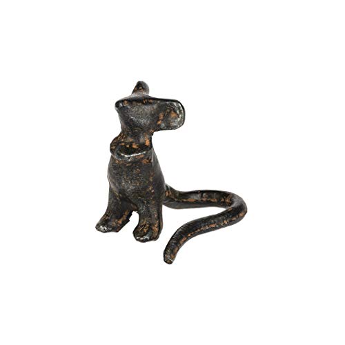 Ganz CB174160 Tiny Mouse Figurine, 2-inch Height, Cast Iron, Black