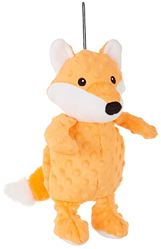 Pet Lou Dog Plush Toys,Interactive Stuffed Dog Squeaky Toys Chew Dog Toys for Medium Dog Small Large Dogs ,Dotty Friends Dog Toy (12 INCH, Dotty Friends-Fox)