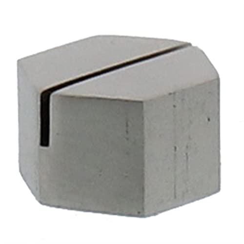 HomArt Hexagon Place Card Holder, 1.25-inch Length, Cast Iron and Nickel