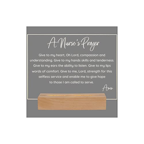 Carson 33319 Nurse LED Decorative Sign, 7.75-inch Height