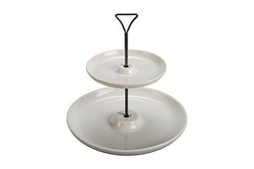 BIA Cordon Bleu 3-Tier Serving Tray for Appetizers or Cupcakes, White