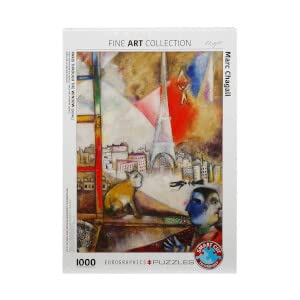 EuroGraphics Marc Chagall Paris Through The Window Puzzle (1000 Piece) (6000-0853)