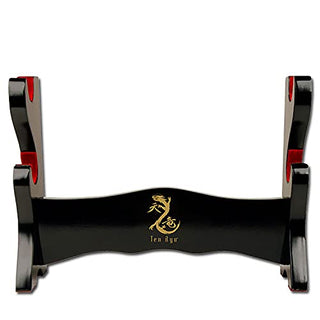 Master Cutlery Ten Ryu MA-2SD Two-Tier Sword Stand, Black Lacquer Finish