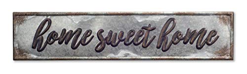Melrose 70155 Home Sweet Home Plaque, Metal, 36-inch Length