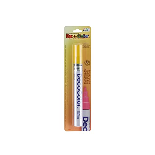 Uchida 300-C-5 Marvy Deco Color Broad Point Paint Marker, Yellow