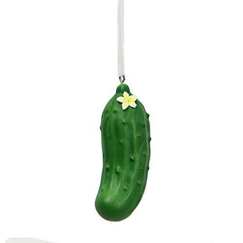 Comfy Hour Winter Holiday Home Collection Resin Lifelike Pickle Christmas Tree Ornaments