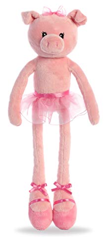 Aurora World Tulip Ballerina Pig Toy, Pink