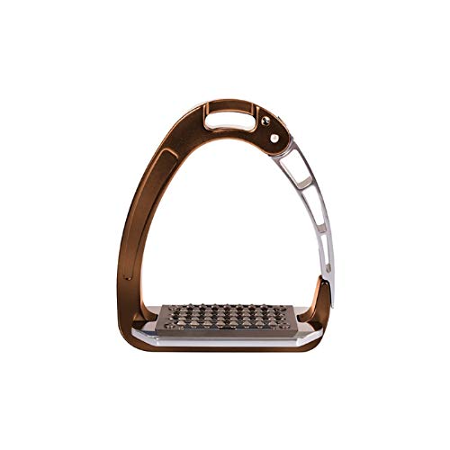 Acavallo Arena Aluplus Aluminium Stirrup, One Size, Bronze, Horse Equipment Accessories