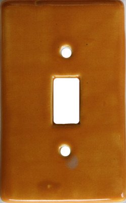 Fine Craft Imports Yellow Talavera Single Switch Plate