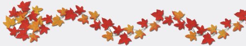 Beistle Autumn Leaf Garlands (asstd designs) Party Accessory (1 count) (1/Pkg)