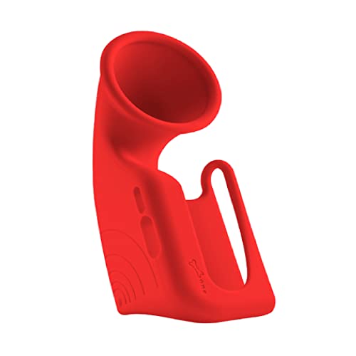 Bone Collection Universal Phone Horn Stand, Silicone, Red