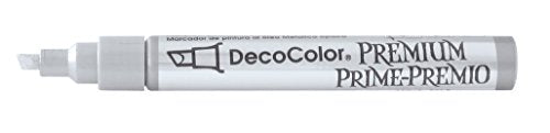 Marvy Uchida Decocolor Premium Markers Chisel Point Silver