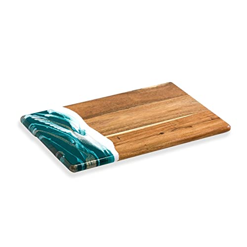 Lynn & Liana Designs Emerald Jewel Acacia Bread Boards, 18-inch Length