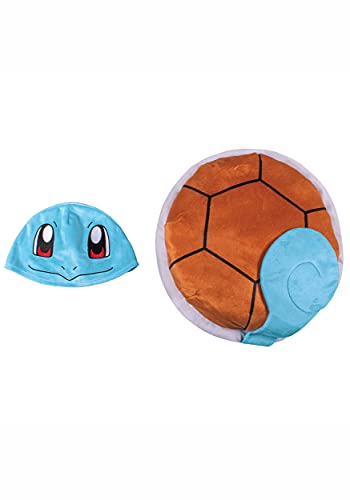 Disguise Pokemon Squirtle Costume Accessory Kit, Blue & Brown, Adult Size