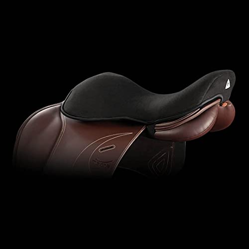 Acavallo Gel Seat Saver Dri-Lex, 10mm, Medium, Black, Horse Equipment Accessories