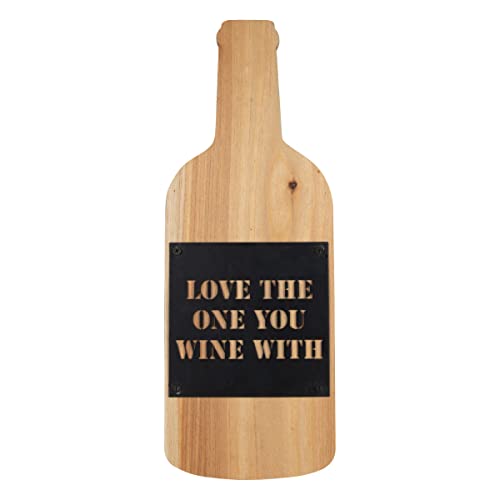 Foreside Home & Garden Love the One You Wine With Wall Art