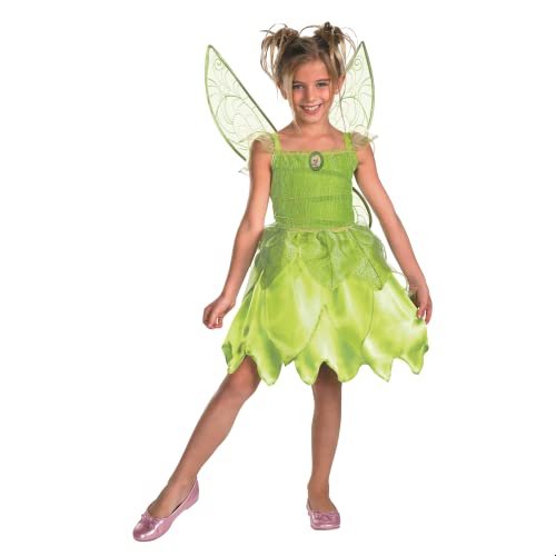 Disguise Girls Disney Fairies Tink and The Fairy Rescue Classic Costume, One Color, Medium/7-8