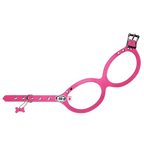 Buddy Belts Harness Pebble Grain Hot Pink - Luxury Edition (3)