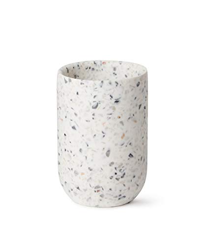 Umbra Terrazzo Junip Accessories Tumbler-Modern Holder and Organizer, Perfect for Holding Toothbrushes, Make-up Brushes and Various Bath Items