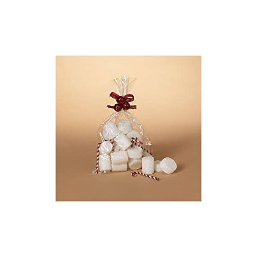 Gerson 2540040 Bag of Holiday Marshmallows and Candy Canes, 6-inch Height