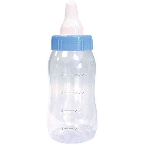 amscan | Party Favors | Baby Bottle Bank | (1 Bottle) 11 1/8" x 4 1/4" | Blue