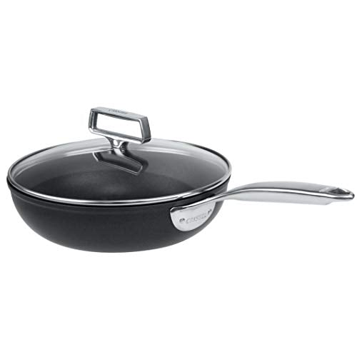 CRISTEL Exceliss+ Non-stick Coating Castel' Pro Ultralu Saut√©-pan with long handle 3.5 Qt
