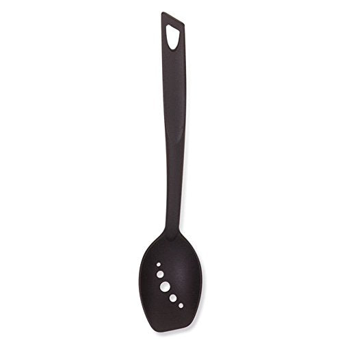 Norpro High Heat Nylon Spoon with Holes, Black