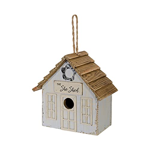 Carson 63845 She Shed Birdhouse, 8-inch Height