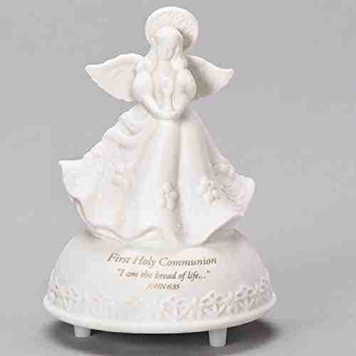 Roman 92102 Musical Communion Angel Plays the Lord's Prayer, 5-inch High