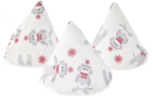 Beba Bean Pee-Pee Teepee Sock Monkey White - Cello Bag
