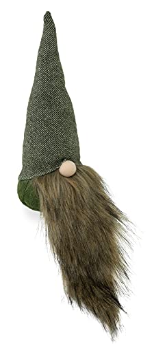 Boston International Decorative Autumn Fabric Figurine, 11-Inches, Fig The Bearded Earthy Gnome