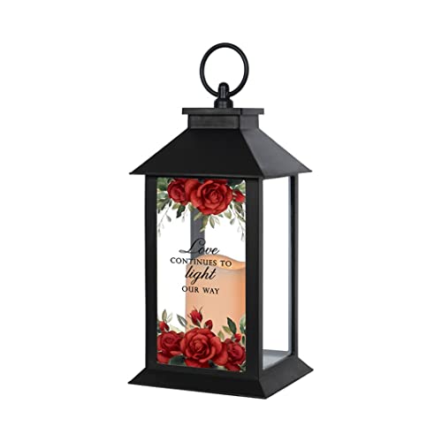Carson 57097 Love Continues Decorative Candle Lantern, 13-inch Height