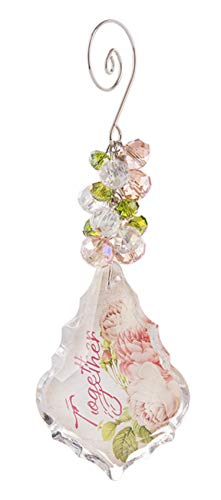 Ganz Together Love Glass Ornament