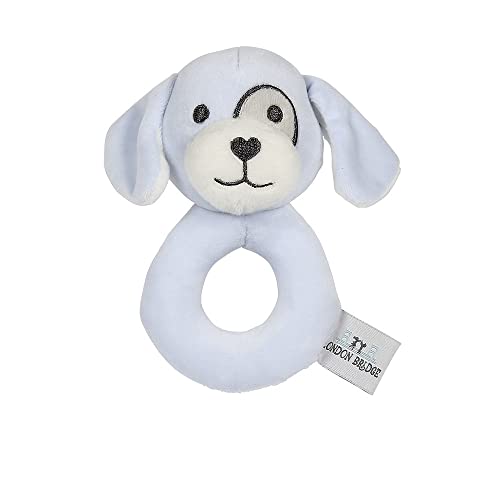 Maison Chic LB3402 Digby The Dog Ring Rattle , 5.5 - inch Height