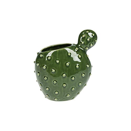 Ganz ME178573 Cactus Vase, 6-inch Height, Stoneware