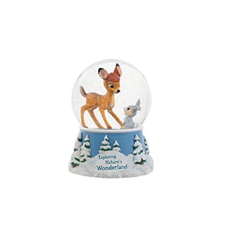 Precious Moments Good Friends are Hard to Find Disney Bambi Musical Snow Globe
